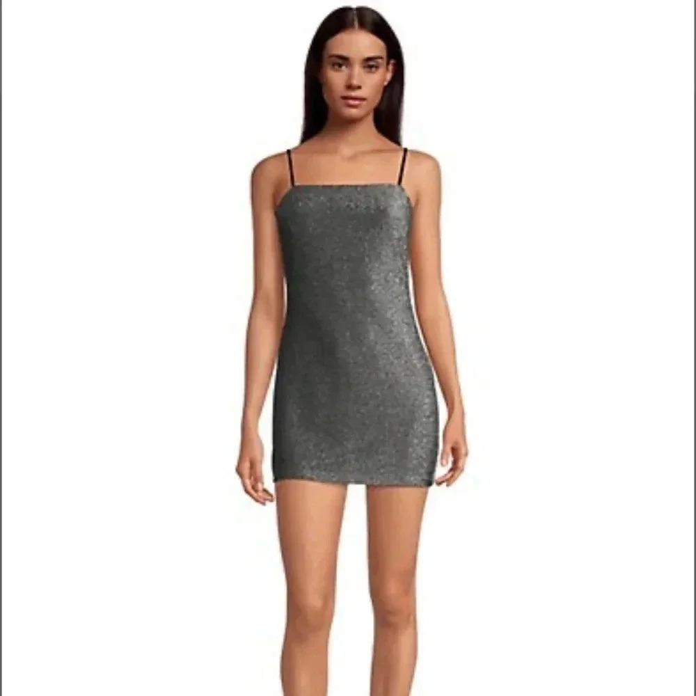 Sparkle Mini Slip Dress NWT